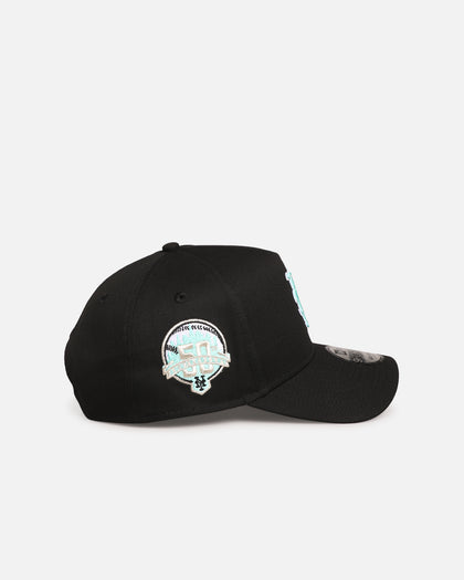 New Era New York Mets 'Black Aqua' 9FORTY A-Frame Snapback Black/Aqua
