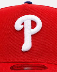 New Era Philadelphia Phillies 'On Field' 9FORTY A-Frame Snapback Official Team Color