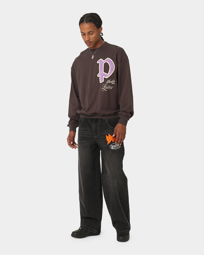 Loiter Paradise Crewneck Off Black