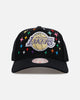 Mitchell & Ness Los Angeles Lakers 'Rhinestone Luxury' Pro Pinch Snapback Black