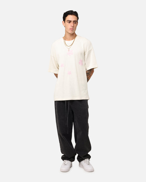 XXIII Crochet Flowers T-Shirt Off White