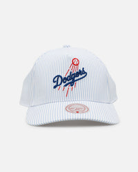 Mitchell & Ness Los Angeles Dodgers 'Seersucker' Pro Pinch Snapback Blue/White