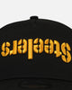 New Era Pittsburgh Steelers 'Upside Down Logo' 9FORTY A-Frame Snapback Black