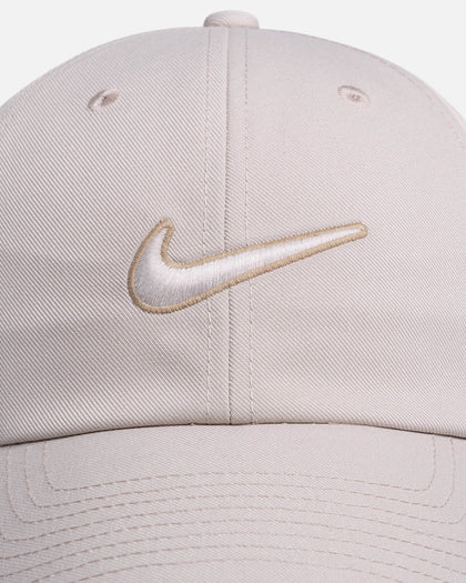 Nike Club Unstructured Swoosh Strapback Cap Cream