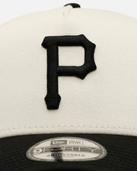 New Era Pittsburgh Pirates 'Easy Chrome Black' 9FORTY A-Frame Snapback Chrome/Black