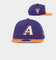 New Era Arizona Diamondbacks "Purple Valley" Old Golfer Snapback Purple/Orange