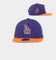 New Era Los Angeles Dodgers "Purple Valley" Old Golfer Snapback Purple/Orange