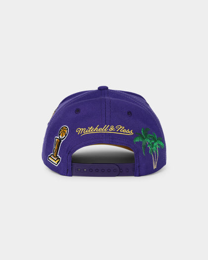 Mitchell & Ness Los Angeles Lakers 'Highway' Snapback Purple
