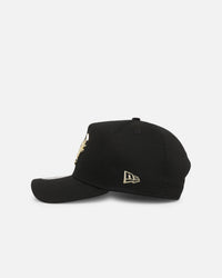 New Era Chicago Bulls 'Metal Badge' 9FORTY K-Frame Snapback Black/Gold Metallic