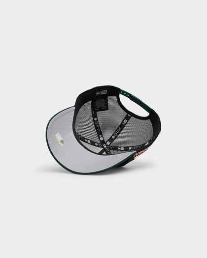New Era X Nascar 9FORTY A-Frame Trucker Snapback Dark Green