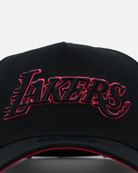 New Era Los Angeles Lakers 'Rose Nights' 9FORTY A-Frame Snapback Black