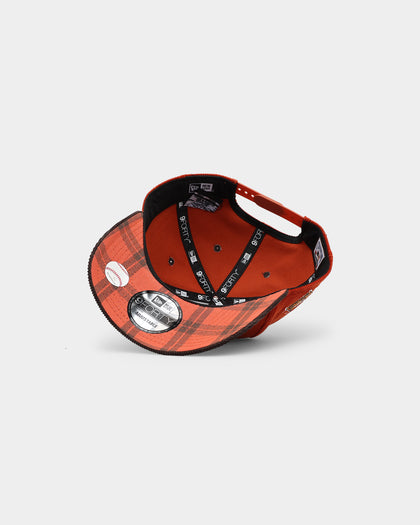 New Era Baltimore Orioles 'Pumpkin Spice Corduroy' 9FORTY A-Frame Snapback Copper/Brown
