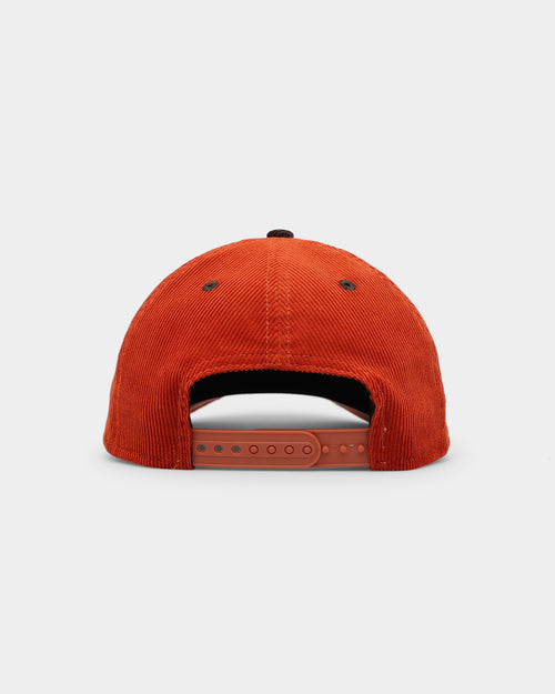 New Era Tacoma Rainiers 'Pumpkin Spice Corduroy' 9FORTY A-Frame Snapback Copper/Brown