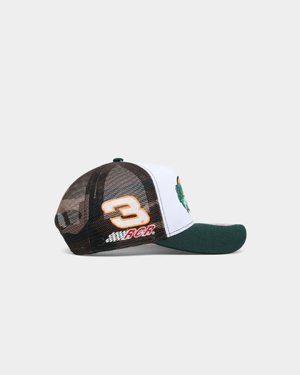 New Era X Nascar 9FORTY A-Frame Trucker Snapback Dark Green/Camo