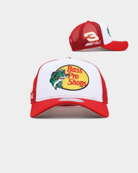 New Era X Nascar 9FORTY A-Frame Trucker Snapback Red/White