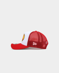 New Era X Nascar 9FORTY A-Frame Trucker Snapback Red/White