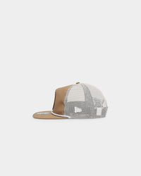 New Era X Nascar BPS MT19 Golfer Trucker Snapback Khaki