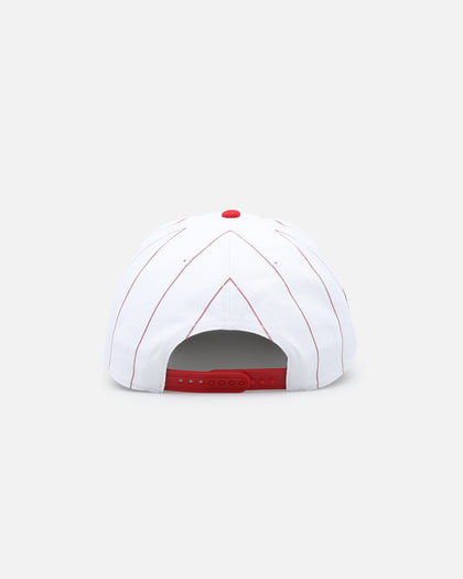 47 Brand Los Angeles Angels 'Double Header Pinstripe' '47 Hitch Snapback White