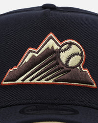 New Era Colorado Rockies 'Retro Royal' 9FORTY A-Frame Snapback Navy