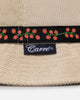 Carre Floraux Corduroy Bucket Hat Stone