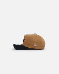 New Era Daytona Tortugas 'Autumn Hue' 9FORTY A-Frame Snapback Wheat/Navy