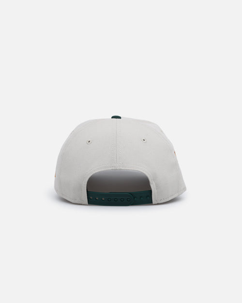 New Era Gwinnett Stripers 'Autumn Hue' 9FORTY A-Frame Snapback Stone/Dark Green