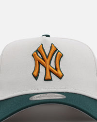 New Era New York Yankees 'Autumn Hue' 9FORTY A-Frame Snapback Stone/Dark Green