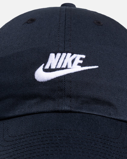 Nike Club Unstructured Futura Wash Cap Black/White