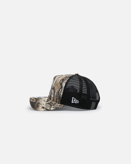 New Era Boston Red Sox 'Real Tree' 9FORTY A-Frame Trucker Snapback Realtree Edge