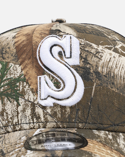 New Era Seattle Mariners 'Real Tree' 9FORTY A-Frame Trucker Snapback Realtree Edge