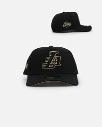 New Era Los Angeles Lakers 'NBA Gold Links' 9FORTY A-Frame Snapback Black/Gold