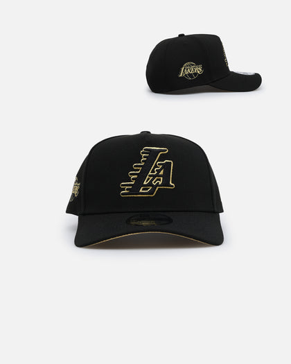 New Era Los Angeles Lakers 'NBA Gold Links' 9FORTY A-Frame Snapback Black/Gold