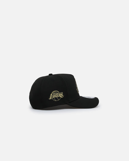 New Era Los Angeles Lakers 'NBA Gold Links' 9FORTY A-Frame Snapback Black/Gold
