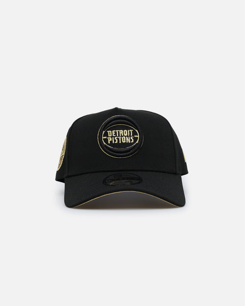 New Era Detroit Pistons 'NBA Gold Links' 9FORTY A-Frame Snapback Black/Gold