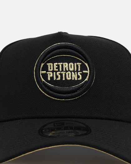 New Era Detroit Pistons 'NBA Gold Links' 9FORTY A-Frame Snapback Black/Gold