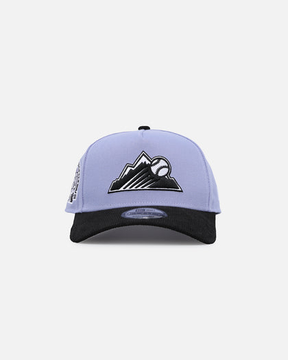 New Era Colorado Rockies 9FORTY A-Frame Snapback Lavender/Black