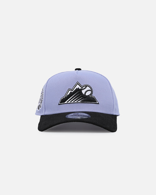 New Era Colorado Rockies 9FORTY A-Frame Snapback Lavender/Black