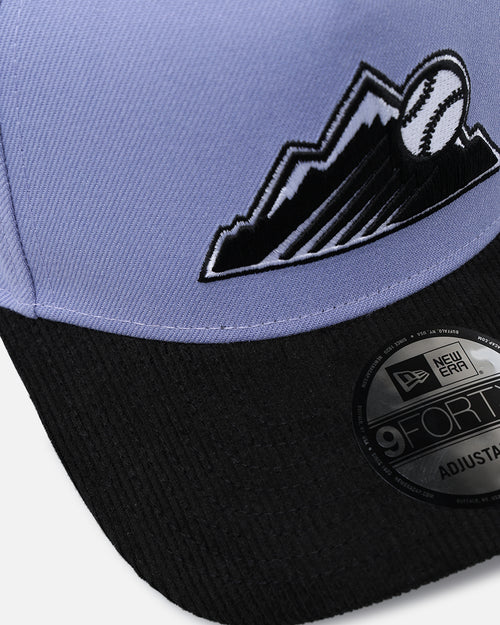 New Era Colorado Rockies 9FORTY A-Frame Snapback Lavender/Black