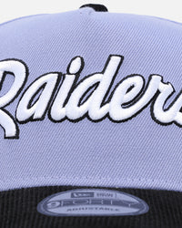 New Era Las Vegas Raiders 9FORTY A-Frame Snapback Lavender/Black