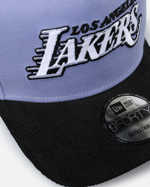 New Era Los Angeles Lakers 9FORTY A-Frame Snapback Lavender/Black