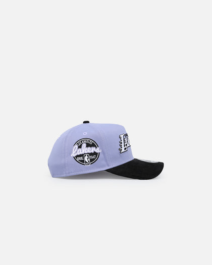 New Era Los Angeles Lakers 9FORTY A-Frame Snapback Lavender/Black