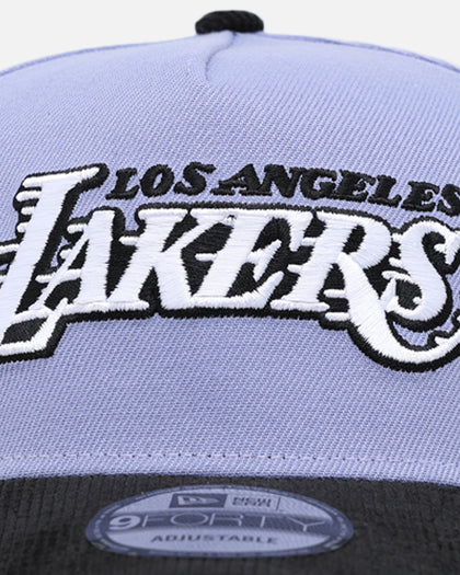 New Era Los Angeles Lakers 9FORTY A-Frame Snapback Lavender/Black