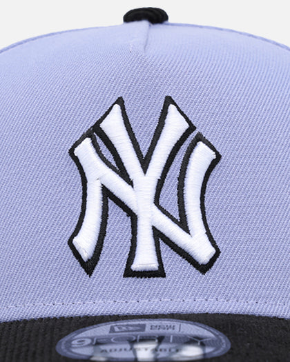 New Era New York Yankees 9FORTY A-Frame Snapback Lavender/Black