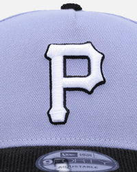 New Era Pittsburgh Pirates 9FORTY A-Frame Snapback Lavender/Black