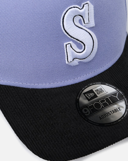 New Era Seattle Mariners 9FORTY A-Frame Snapback Lavender/Black