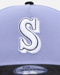 New Era Seattle Mariners 9FORTY A-Frame Snapback Lavender/Black