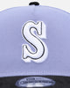 New Era Seattle Mariners 9FORTY A-Frame Snapback Lavender/Black