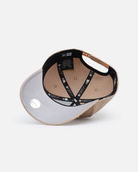 New Era New York Yankees X Los Angeles Dodgers 'Dual Logo' 9FORTY A-Frame Snapback Camel
