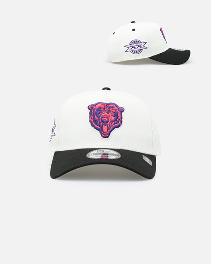 New Era Chicago Bears 'Neon Nights' 9FORTY Snapback Chrome/Black