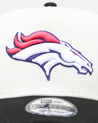 New Era Denver Broncos 'Neon Nights' 9FORTY Snapback Chrome/Black